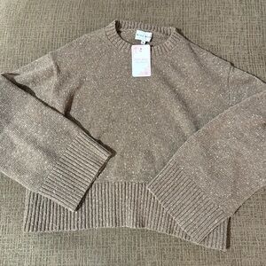Soft Taupe Crew Neck Sweater